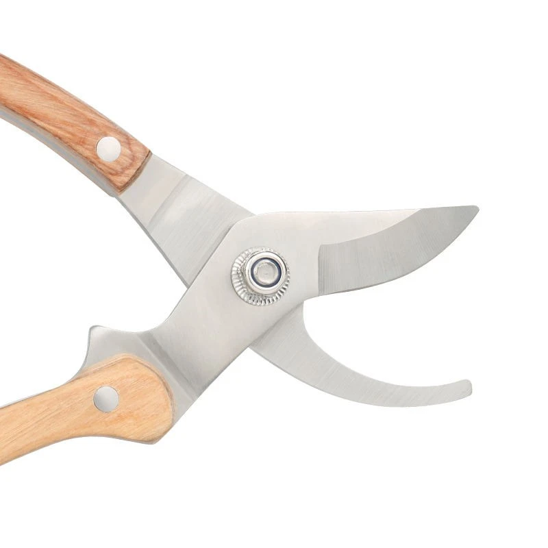 Multi-Functional Curved Garden Tools Pruning Shears Wood Grain Handle best